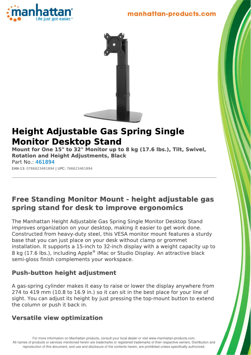 Image de la première page du manuel de l'appareil 461894