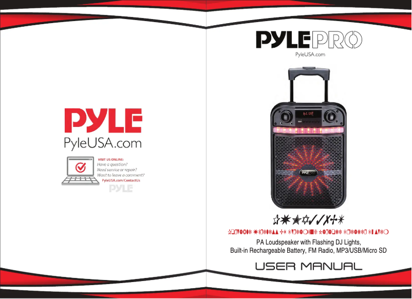 Page n°1 - Manuel utilisateur Pyle CA-PWMA337BT