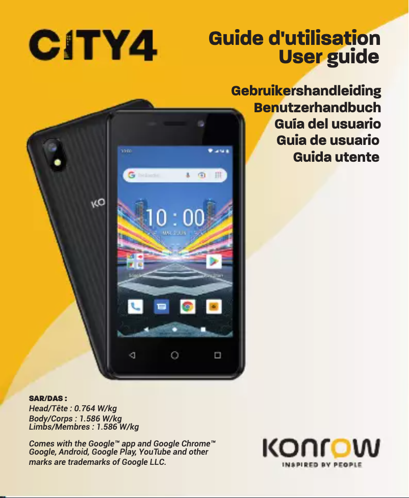 Image de la première page du manuel de l'appareil City 4