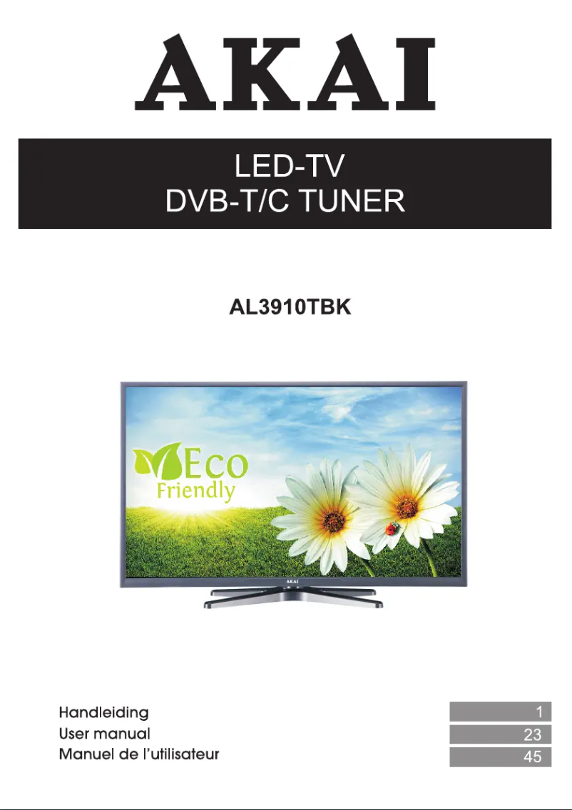 Image de la première page du manuel de l'appareil AL3910TBK