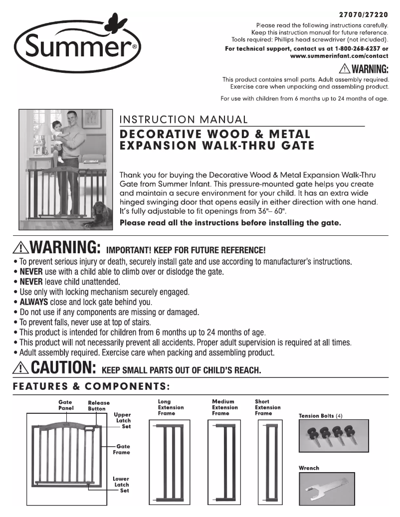 Página 1 del manual Manual de usuario Summer Infant 27070