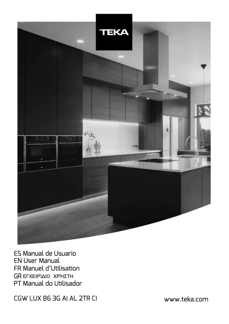 Image de la première page du manuel de l'appareil CGW LUX 86 3G