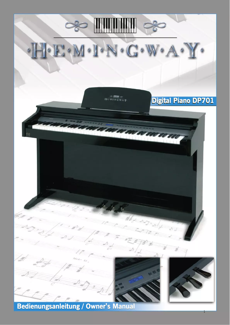 Page 1 of the manual User Manual Hemingway DP701