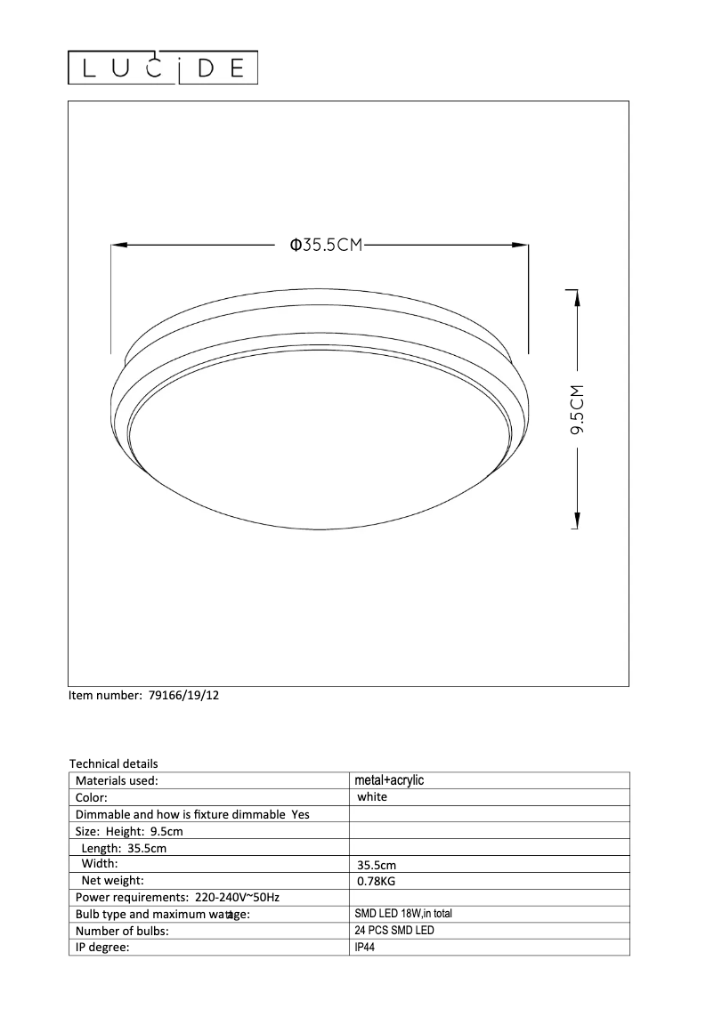 Image de la première page du manuel de l'appareil Casper i 79166/19/12