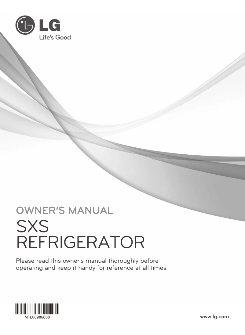 Image de la première page du manuel de l'appareil GR-M267QGL