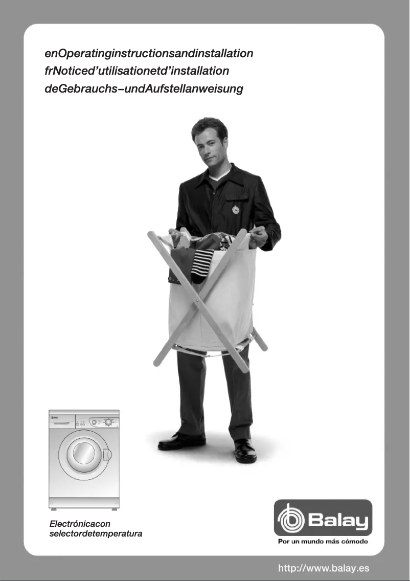 Page 1 de la notice Manuel utilisateur Balay 3TS824BE