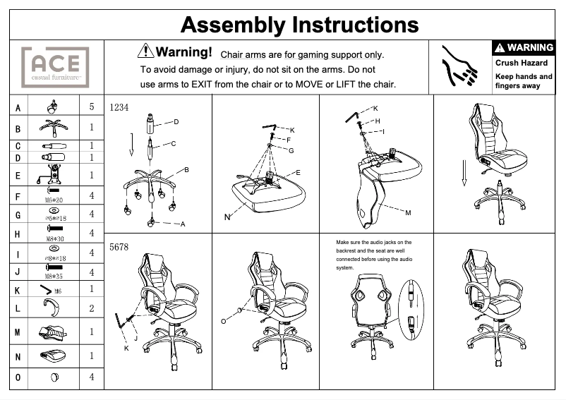 Page 1 de la notice Manuel utilisateur X Rocker Rogue 2.0