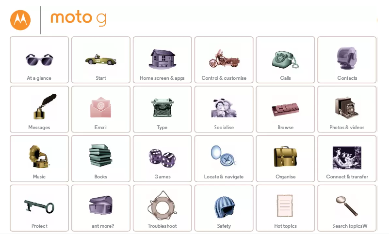 Página 1 del manual Manual de usuario Motorola Moto G2