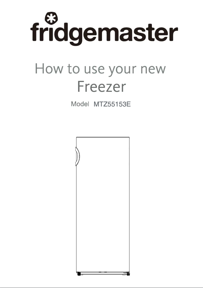 Page 1 de la notice Manuel utilisateur Fridgemaster MTZ55153E