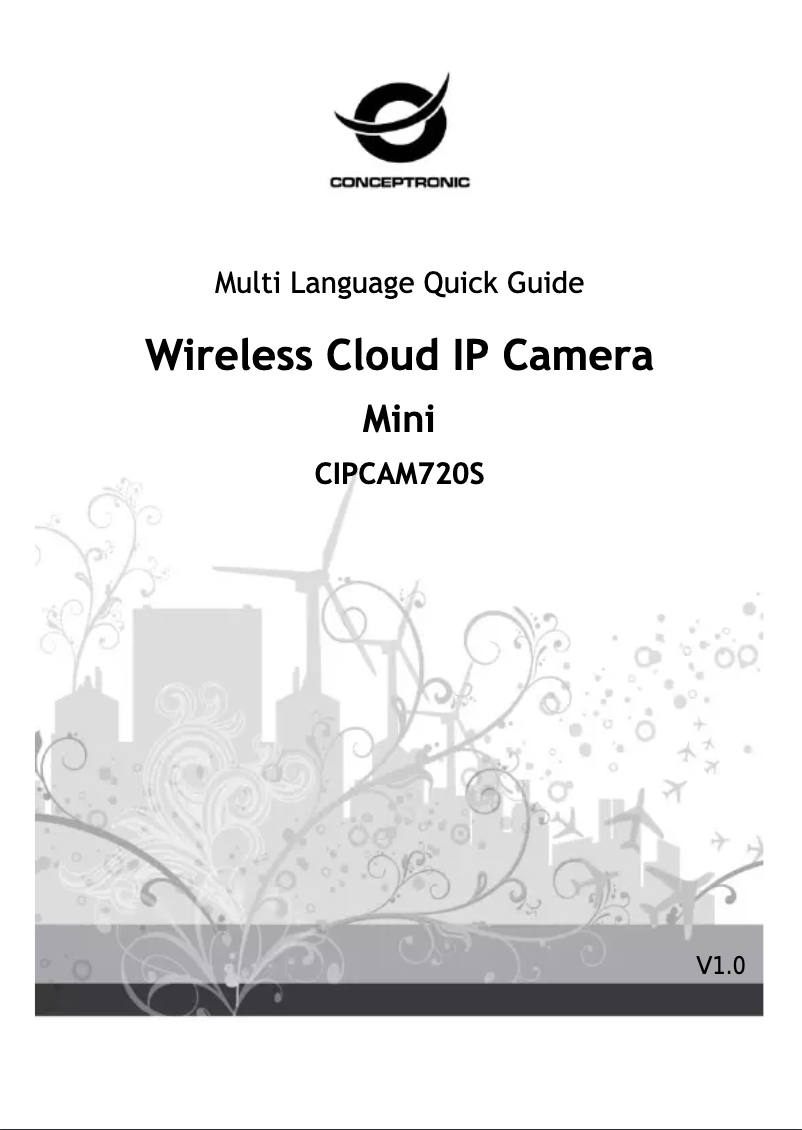 Page n°1 - Manuel utilisateur Conceptronic CIPCAM720S