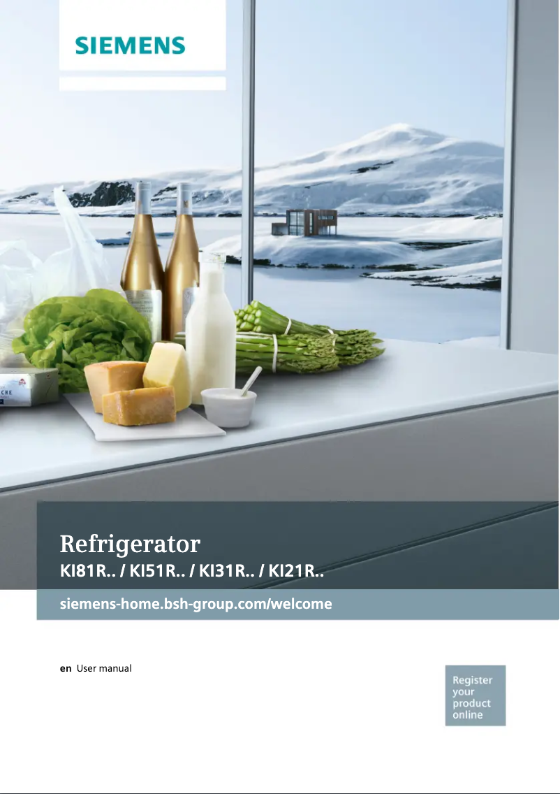 Page n°1 - Manuel d'utilisation et d'entretien Siemens KI81RVS30G