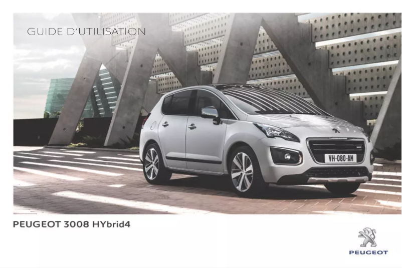 Page 1 de la notice Manuel utilisateur Peugeot 3008 Hybrid4 (2013)