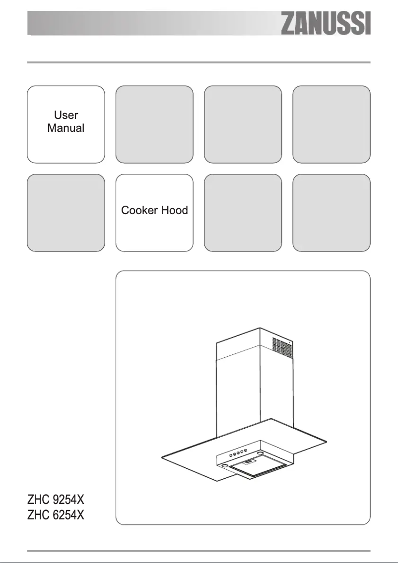 Page 1 de la notice Manuel utilisateur Zanussi ZHC6254X