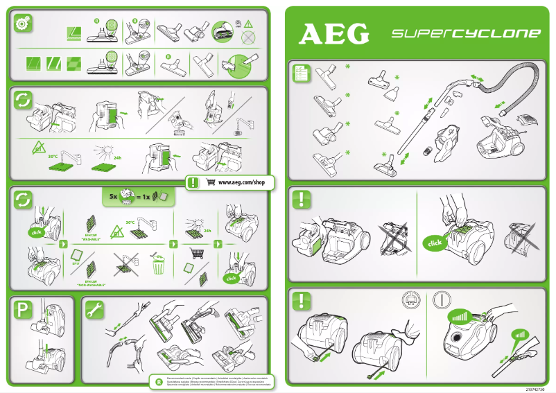 Page n°1 - Manuel utilisateur AEG Supercyclone