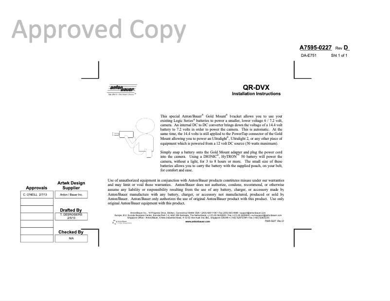 Image de la première page du manuel de l'appareil QR-DVX