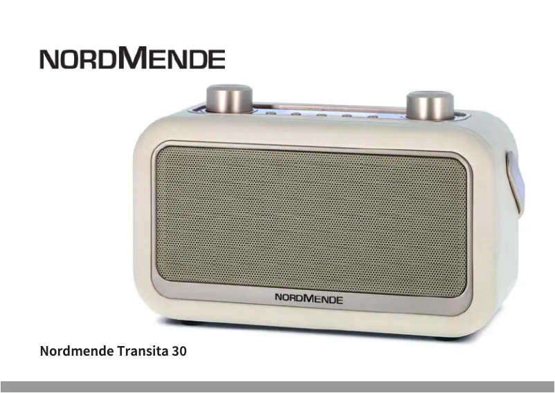 Page 1 de la notice Manuel utilisateur Nordmende Transita 30
