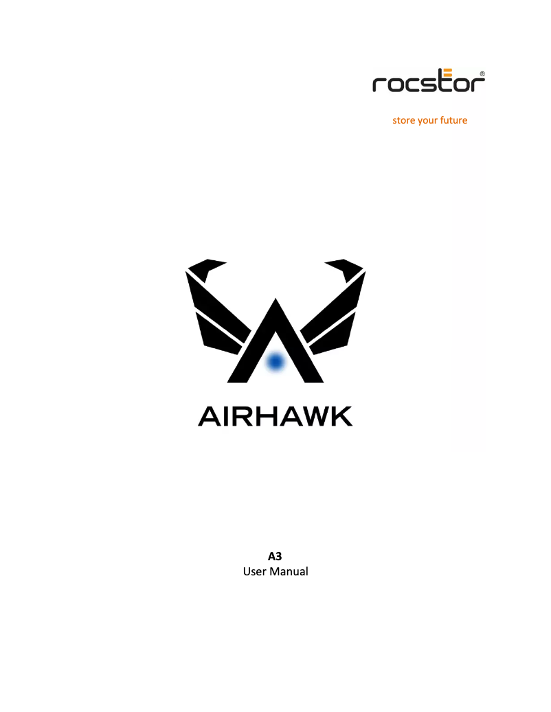 Page n°1 - Manuel utilisateur Rocstor Airhawk A3