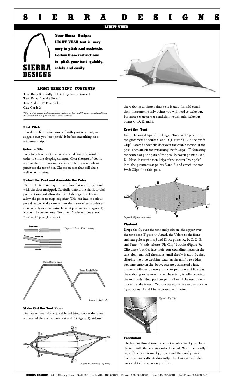 Imagen de la primera página del manual del dispositivo Light Year