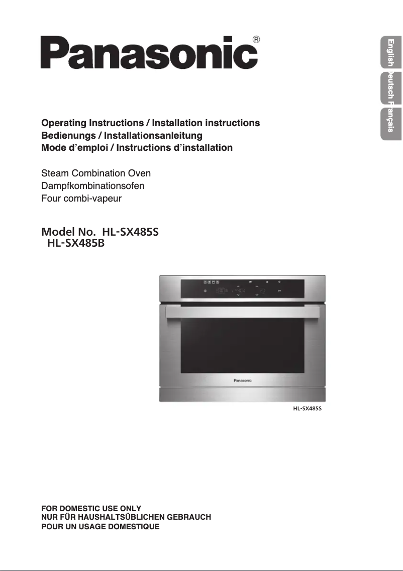 Page 1 de la notice Manuel utilisateur Panasonic HL-SX485B
