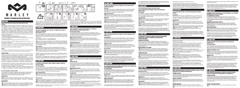 Page 1 of the manual User Manual House of Marley Chant Sport EM-JA009