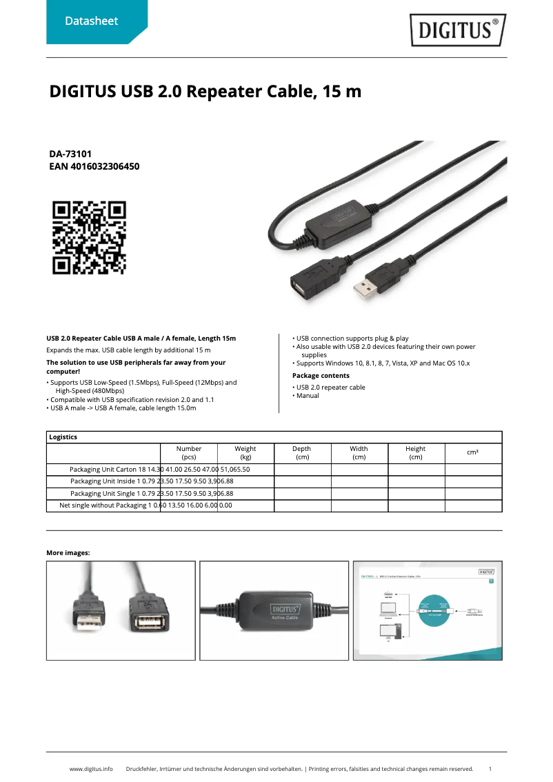 Image de la première page du manuel de l'appareil DA-73101