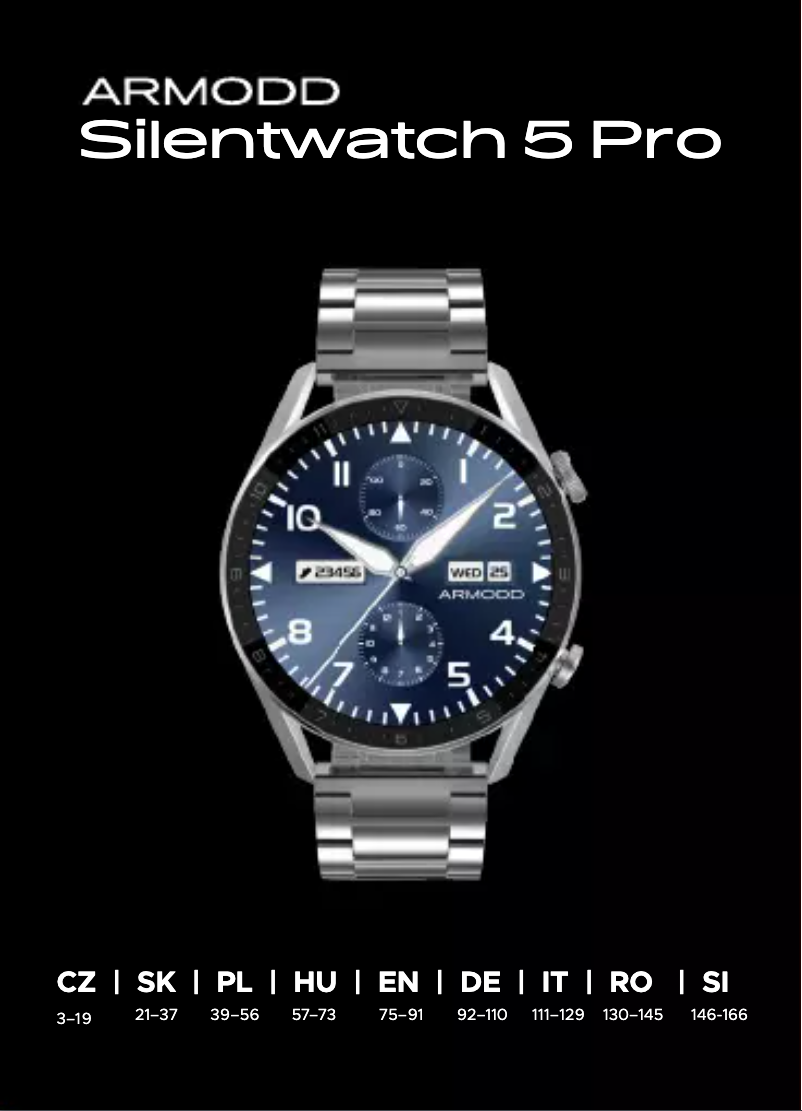 Page 1 de la notice Manuel utilisateur Armodd Silentwatch 5 Pro