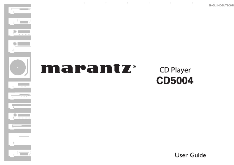 Image de la première page du manuel de l'appareil CD5004SG