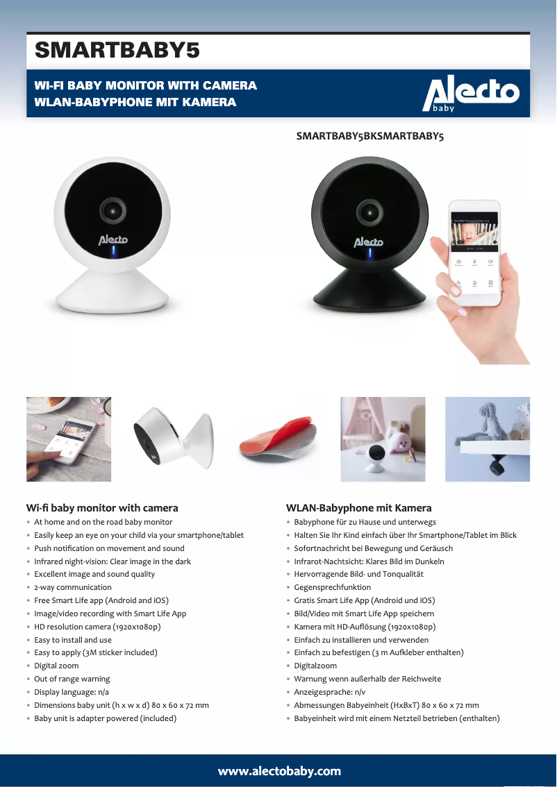 Image de la première page du manuel de l'appareil SMARTBABY5