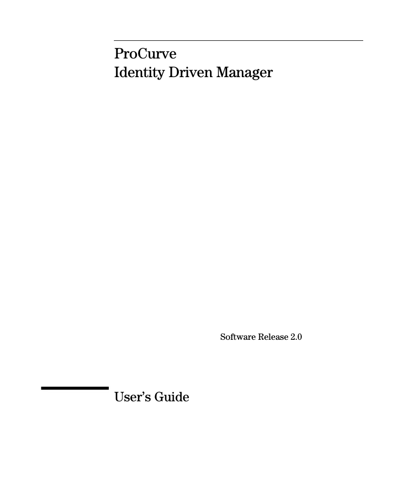 Image de la première page du manuel de l'appareil ProCurve 2524