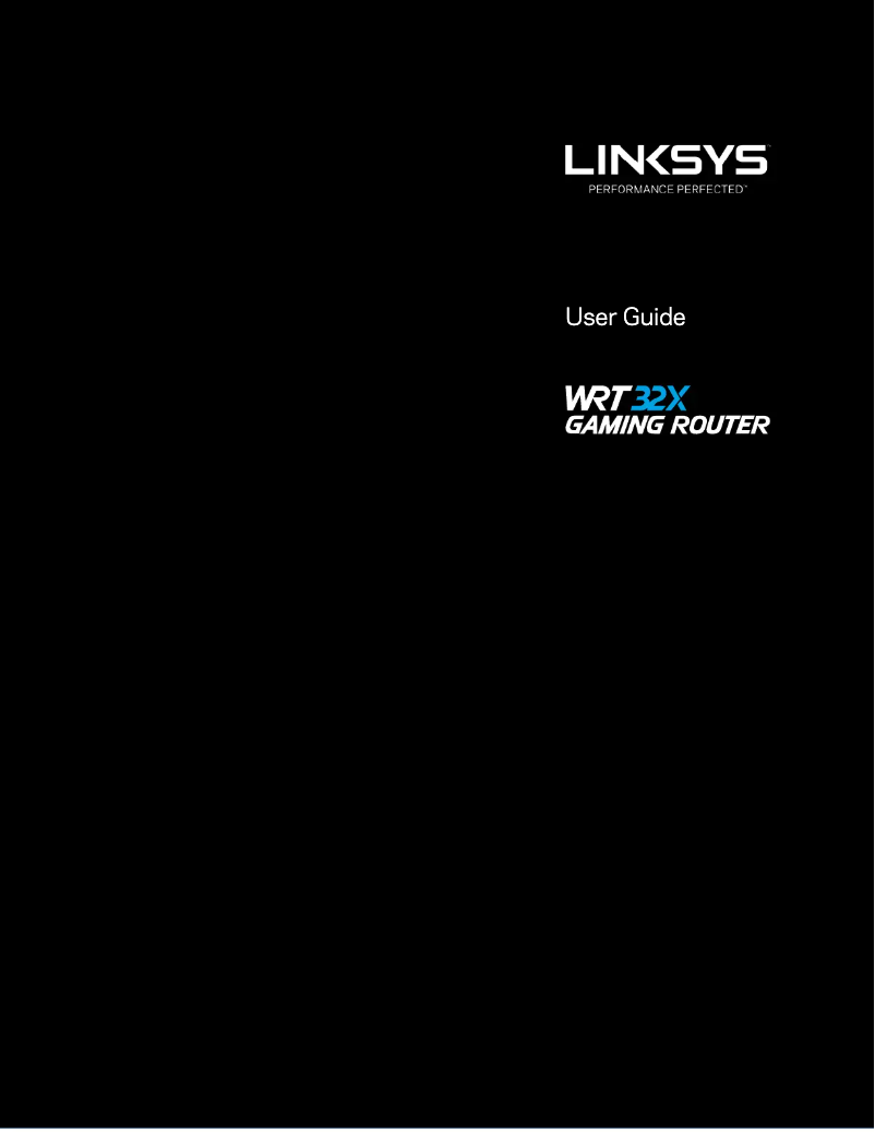 Page 1 de la notice Manuel utilisateur Linksys WRT32XB