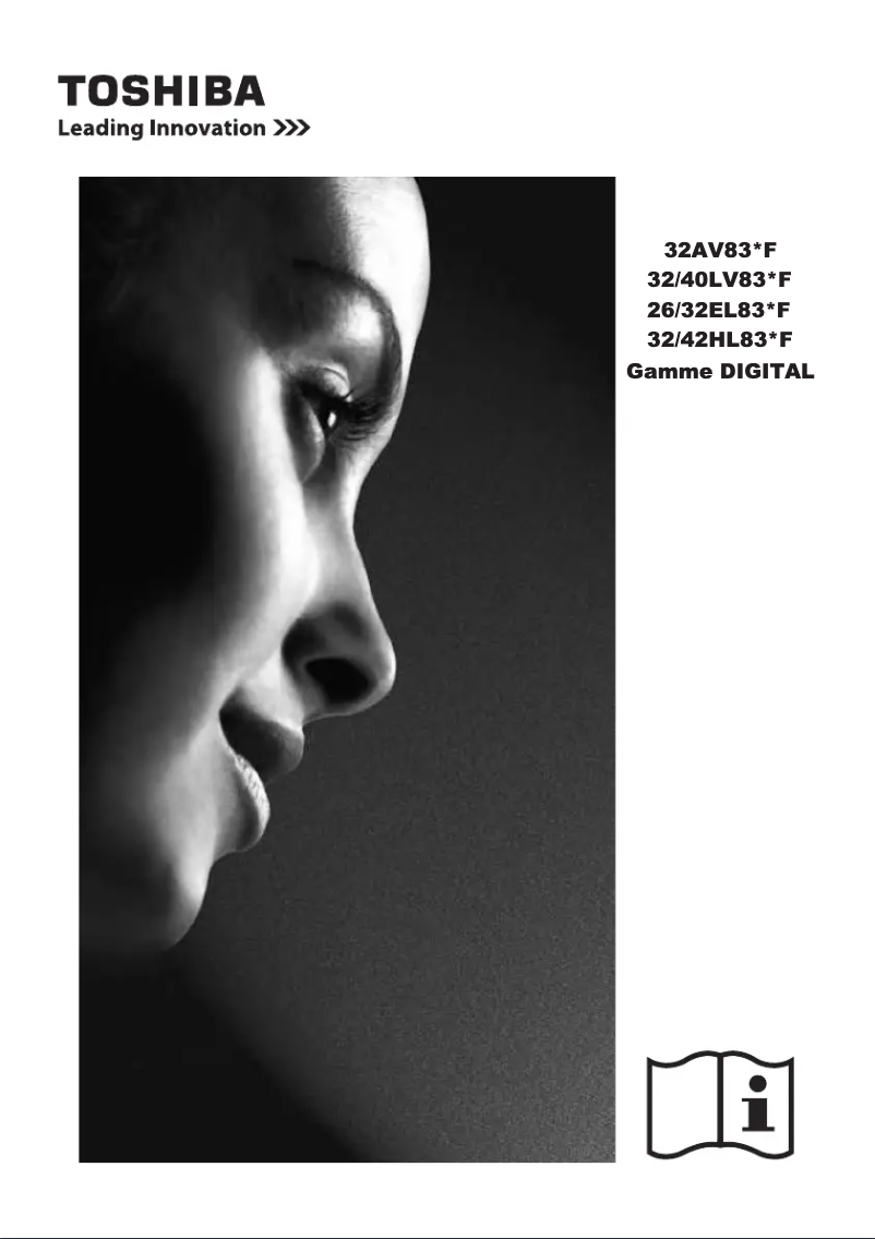 Page n°1 - Manuel utilisateur Toshiba 26EL833G