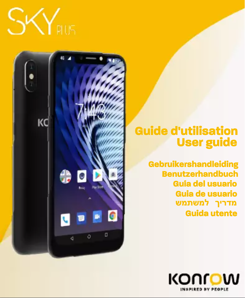 Image de la première page du manuel de l'appareil Sky Plus