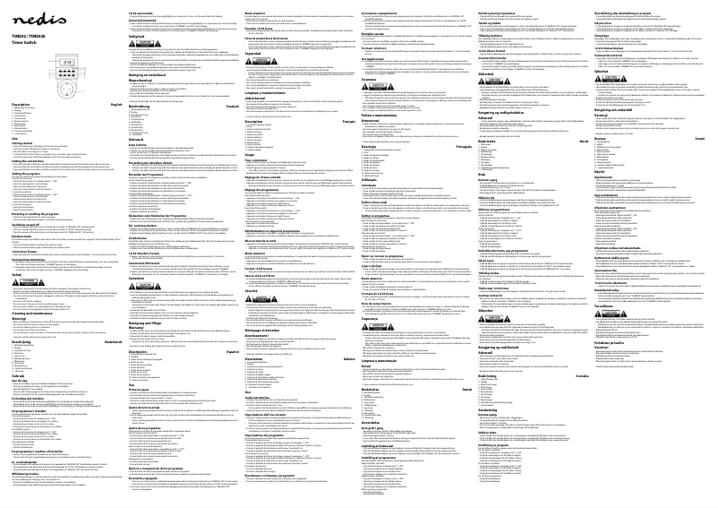 Página 1 del manual Manual de usuario Nedis TIME02E