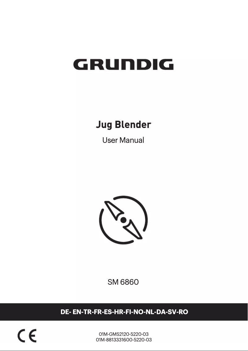 Page 1 de la notice Manuel utilisateur Grundig SM 6860