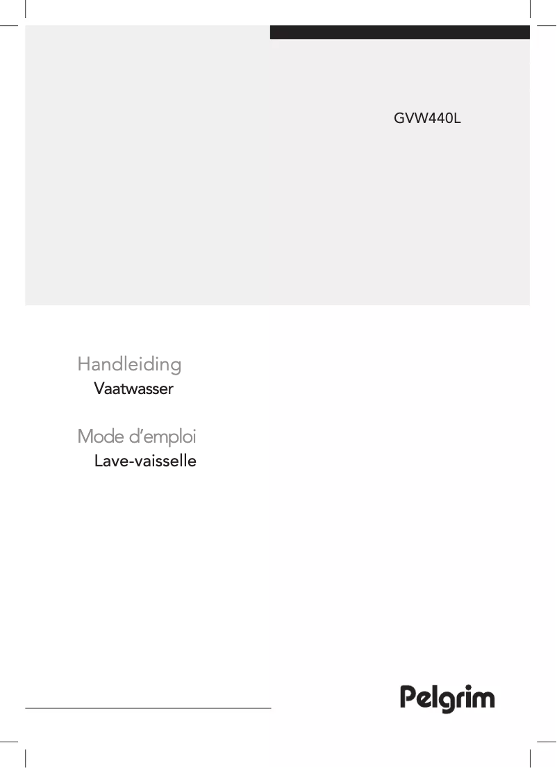 Page 1 de la notice Manuel utilisateur Pelgrim GVW440L