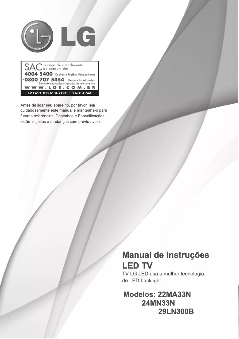 Image de la première page du manuel de l'appareil 24MN33N