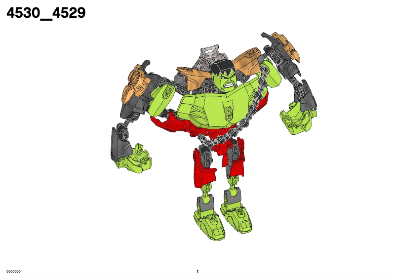 Page n°1 - Manuel utilisateur Lego The Hulk (TM)
