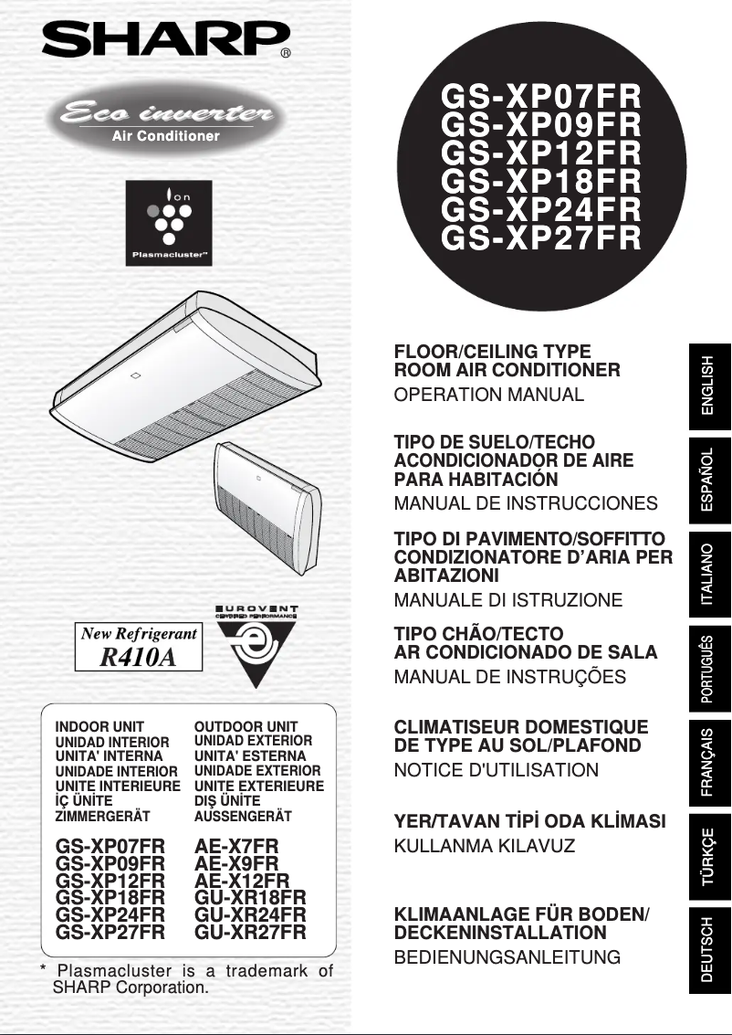 Image de la première page du manuel de l'appareil GS-XP24FR