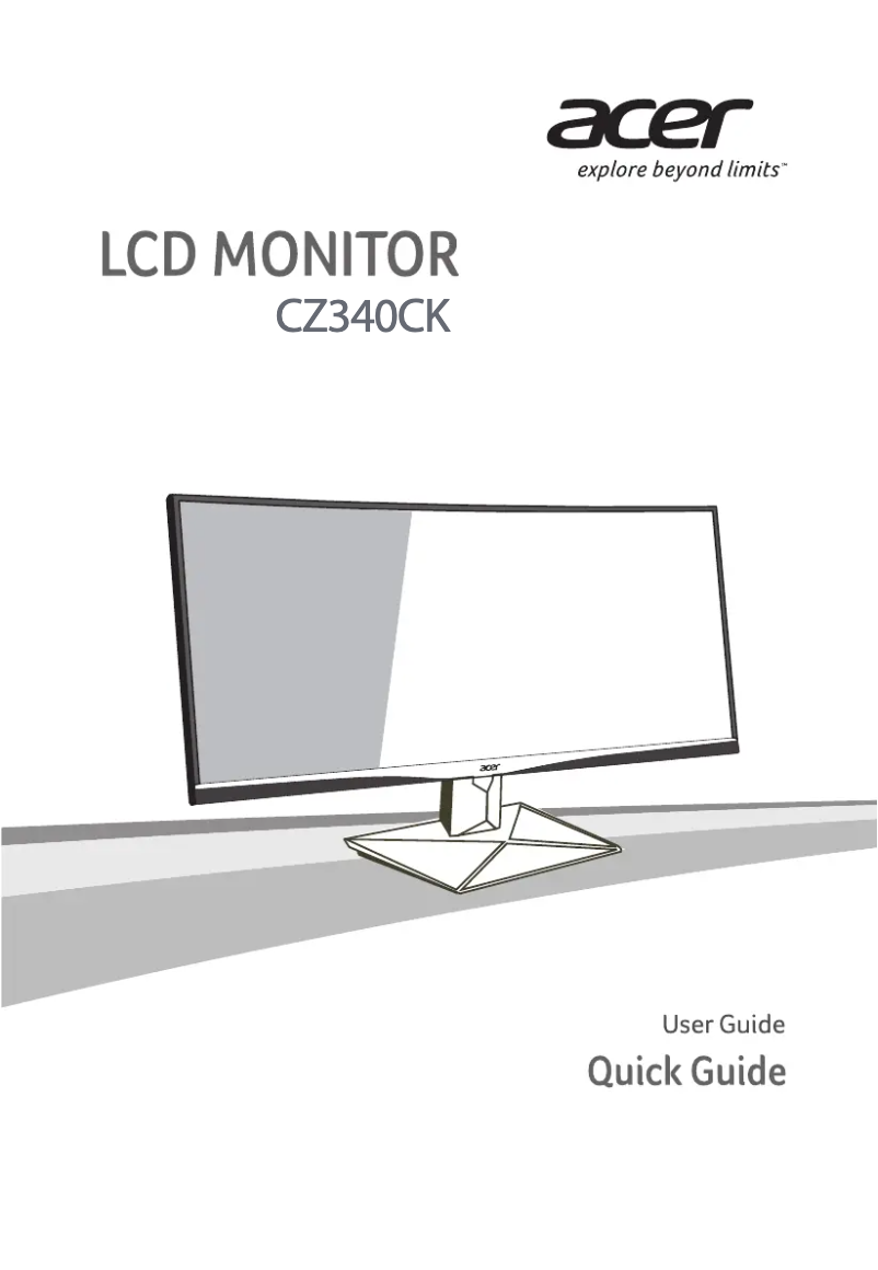 Page n°1 - Guide de démarrage rapide Acer CZ340CKB