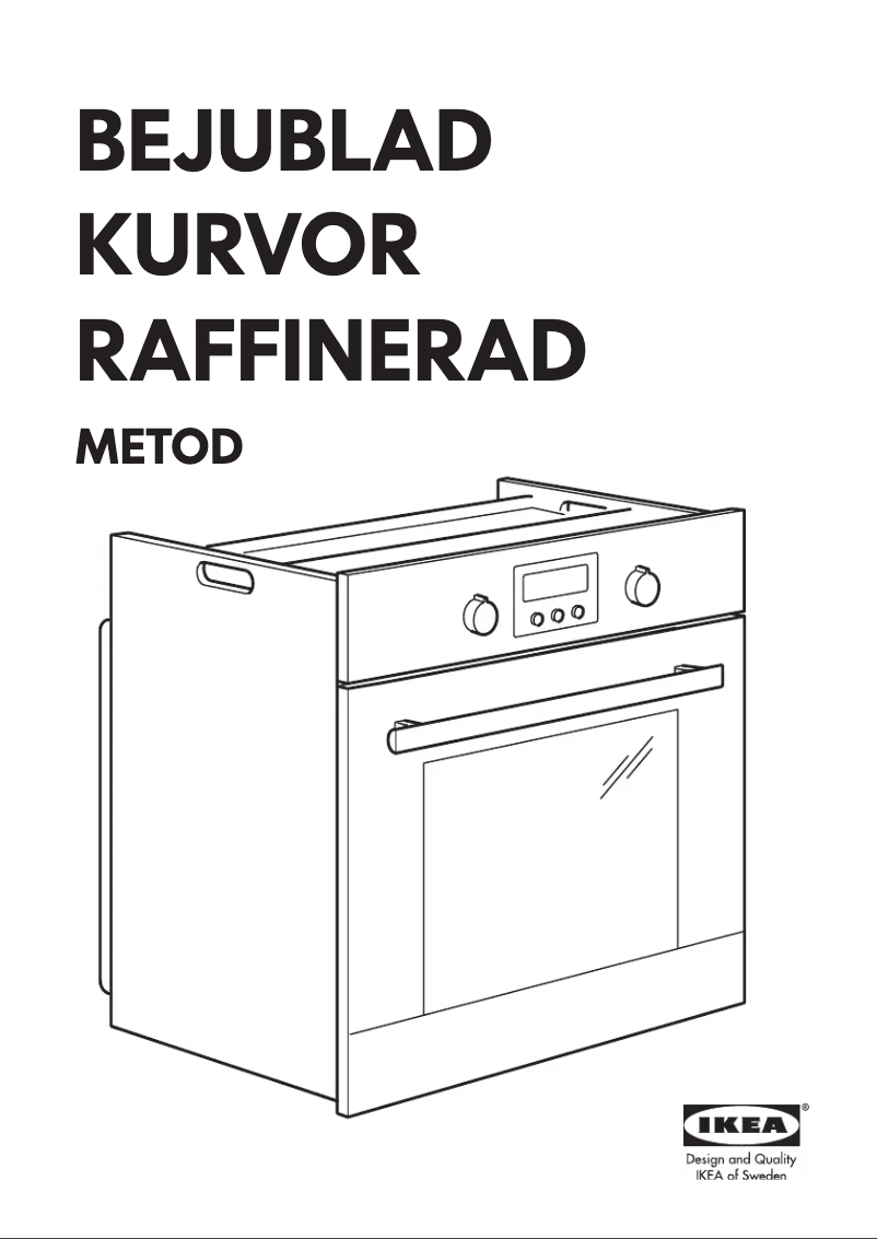 Page 1 de la notice Manuel utilisateur Ikea KURVOR