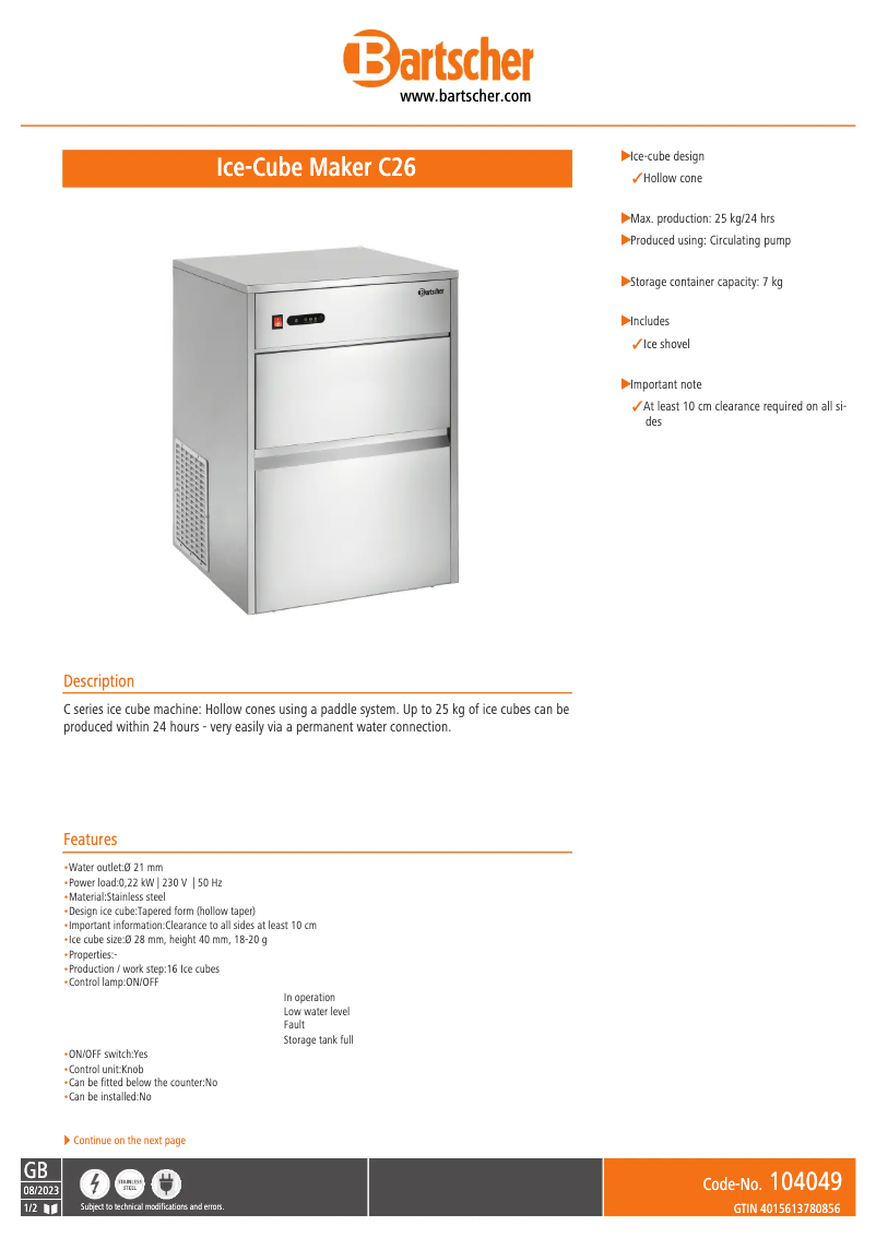 Imagen de la primera página del manual del dispositivo C26