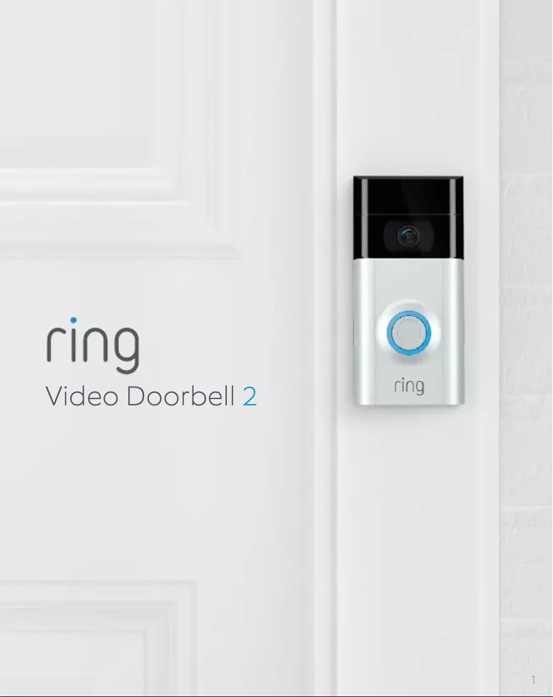 Image de la première page du manuel de l'appareil Video Doorbell 2