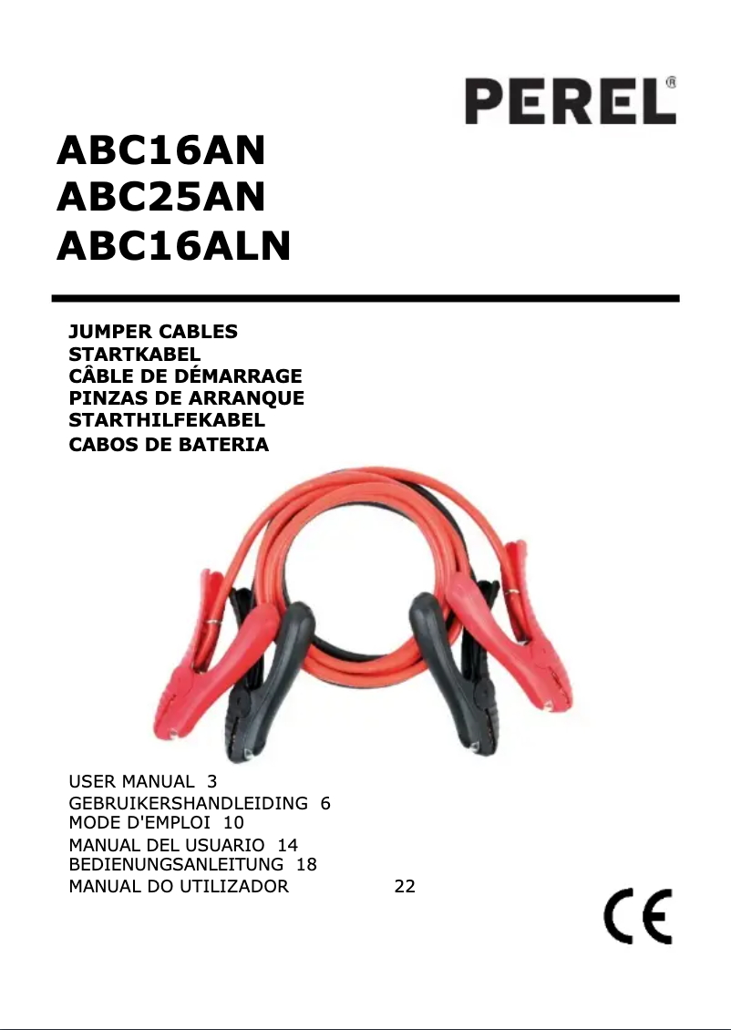 Página 1 del manual Manual de usuario Perel ABC25AN