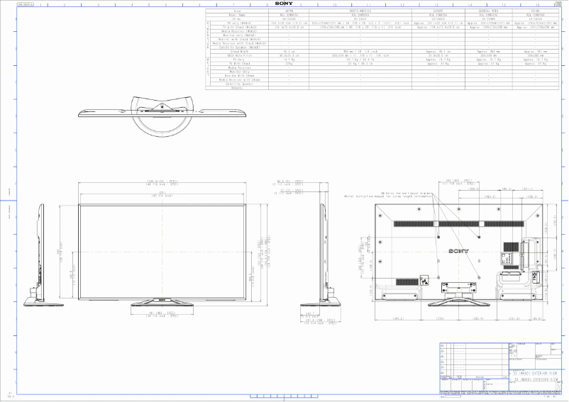 Image de la première page du manuel de l'appareil Bravia KDL-55W900A