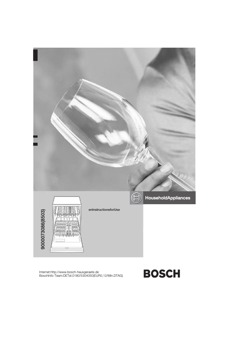 Page n°1 - Manuel utilisateur Bosch Logixx SGS09T35EU