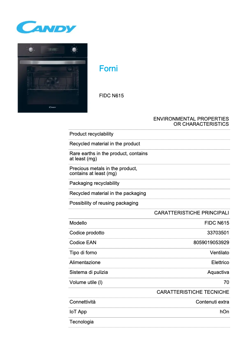 Image de la première page du manuel de l'appareil FIDC N615