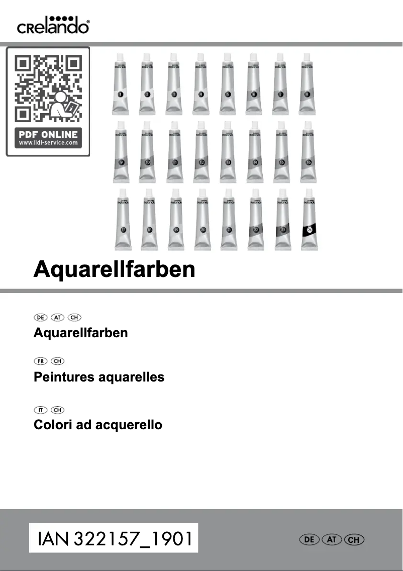 Página 1 del manual Manual de usuario Crelando HG03991A