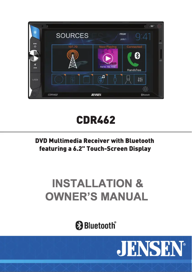 Image de la première page du manuel de l'appareil CDR462