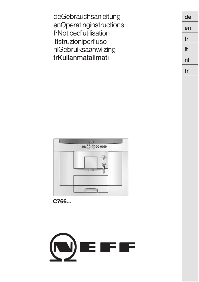 Image de la première page du manuel de l'appareil C7660 N0