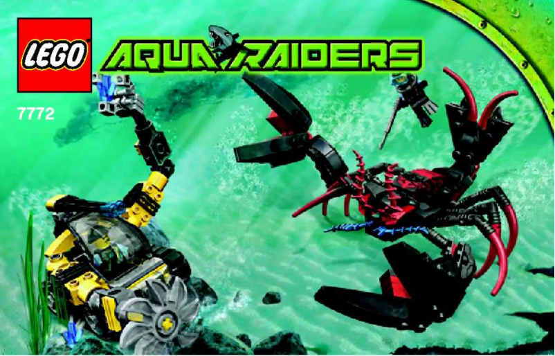 Page 1 de la notice Manuel utilisateur Lego Aqua Raiders 7772